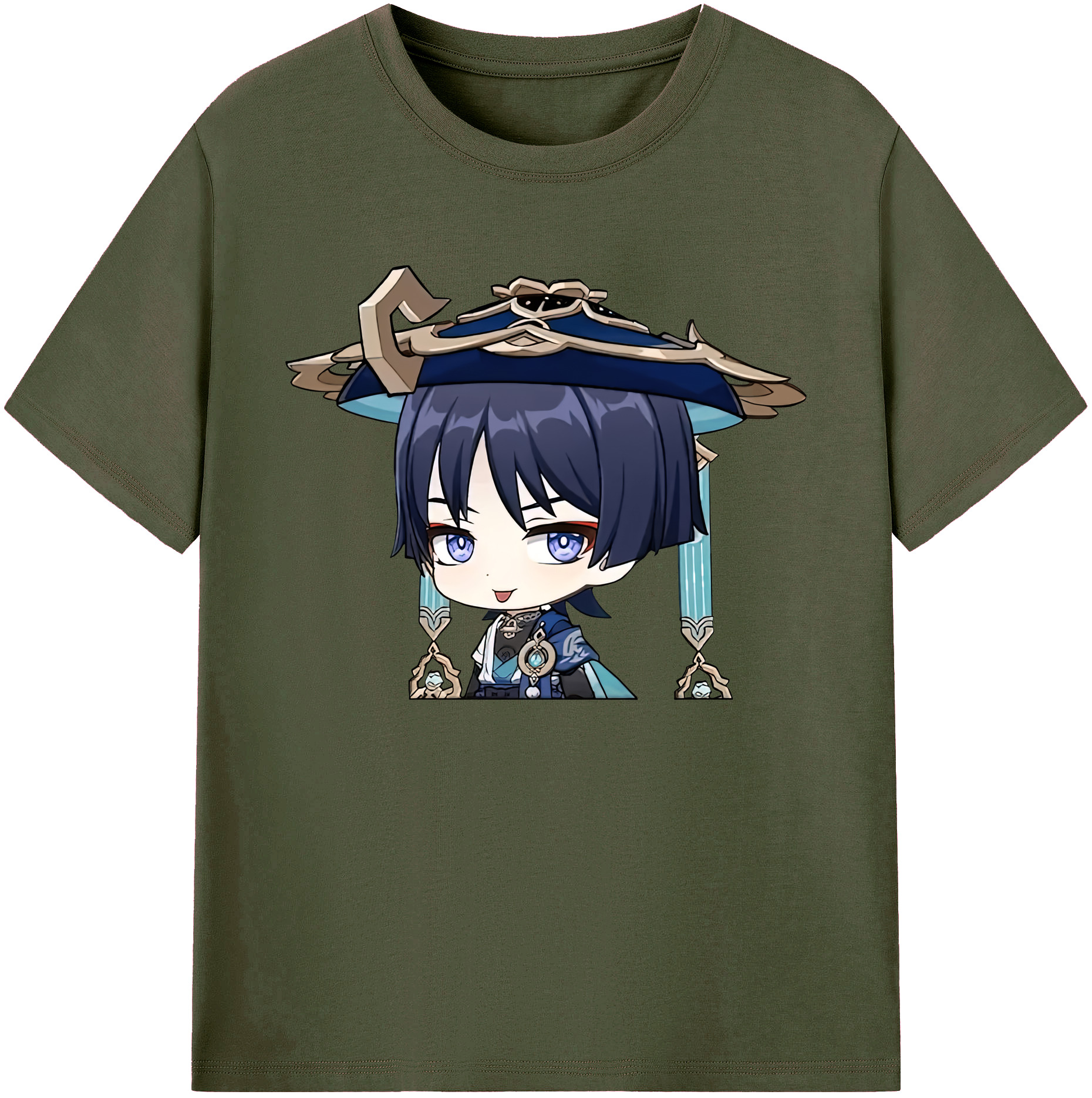 げんし神 さんペい genshin Sanpei 綿100％ メンズ半袖Tシャツ｜肌触りやわらか＆通気性
